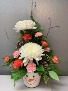 Frosty N Bright Fresh flower arrangement