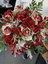 Frosty Romanace Floral Arrangement