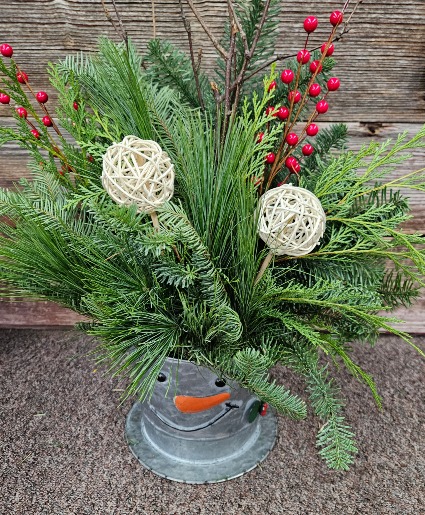 Frosty Tin Arrangement 