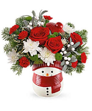 Frosty Wishes  keepsake arrangement 