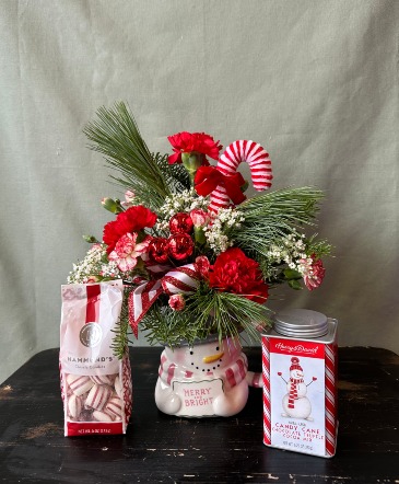 Frosty's Peppermint Wishes  Gift Set in La Grande, OR | FITZGERALD FLOWERS