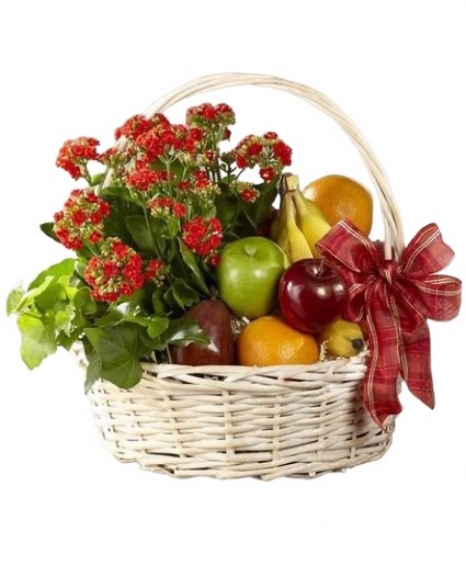 Fruit and Blooms Basket  