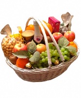 Fruit and Flowers  Gift Basket 