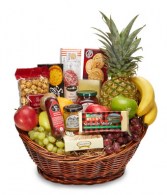 Fruit and Gourmet Basket  $100.95, $125.95
