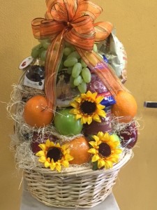 Fruit and Gourmet basket gift basket