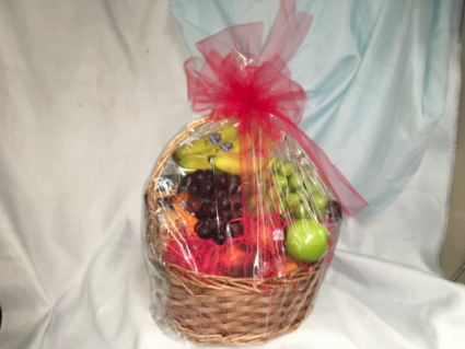 Fruit and more Basket filled with fruit, snacks