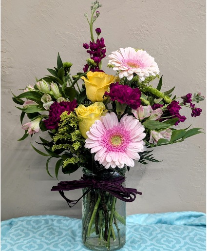 Fruit Cocktail Vase Arrangement 