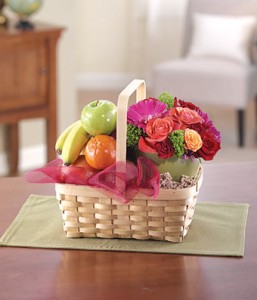 how to make fruit flower basket