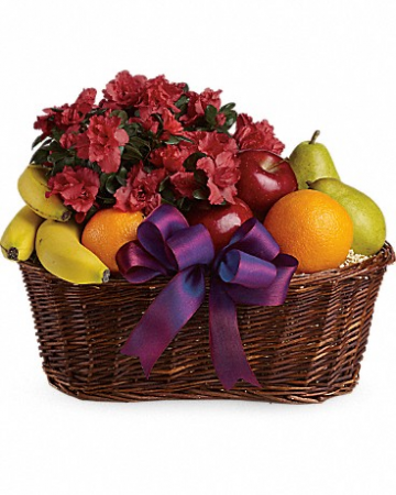 Fruits And Blooms Basket 