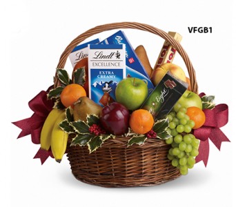 Fruits and Sweets Basket Gift Basket