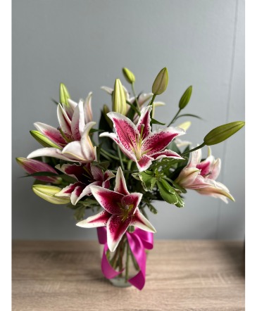 Stunning Stargazers Vase Arrangement  in Bend, OR | AUTRY'S 4 SEASONS FLORIST