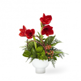 FTD STRIKING ELEGANCE CHRISTMAS CENTERPIECE