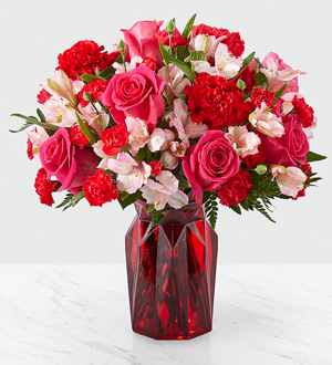 FTD Adore You Bouquet Vased Arrangement