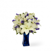 Beyond Blue™ Bouquet - Blue & White Vase Bouquet