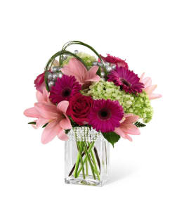 FTD Blooming Bliss Bouquet Vase Arrangement 