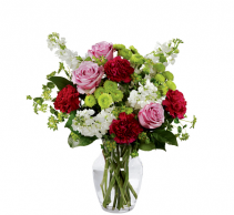 Blooming Embrace - 810 Vase arrangement 