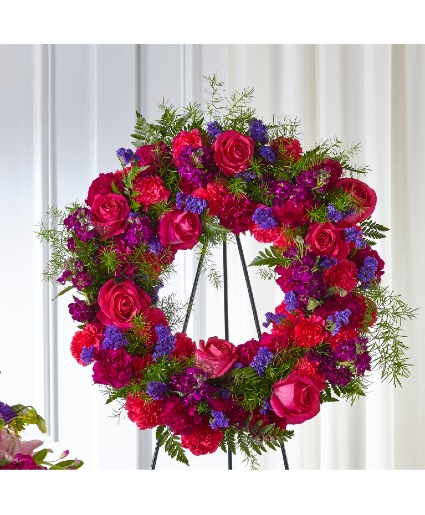 FTD Calming Colors Wreath S5280