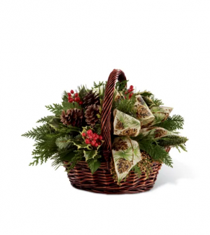 FTD Christmas Coziness Wintergreen Basket