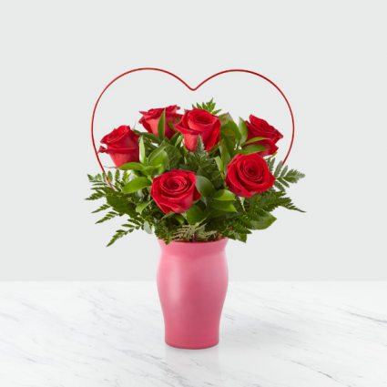 FTD Cupid's Heart Red Roses
