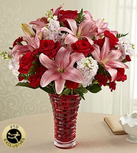 Lasting Romance Bouquet Vase Arrangement