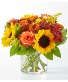 FTD Flannel Scarf Bouquet V5571