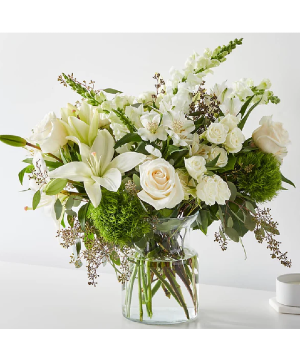 FTD Fresh Linen Bouquet Vase