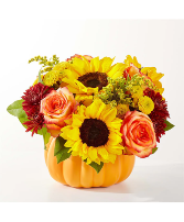 FTD Golden Gourd Pumpkin Bouquet 