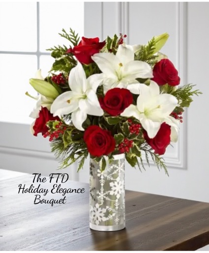 FTD Holiday Elegance Bouquet  Arrangement 