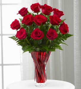 FTD In Love with Red Roses Bouquet Red