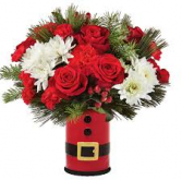 FTD Let's Be Jolly Bouquet Christmas Fresh Arrangement