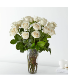 FTD Long Stem Roses White Vase