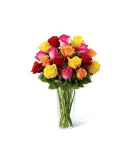 FTD Bright Spark Bouquet Vase Arrangement