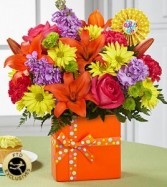 FTD Set to celebrate Birthday Bouquet