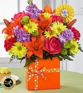 FTD Set to celebrate Birthday Bouquet