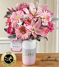 ftd sweet baby girl bouquet