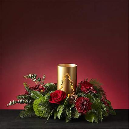 FTD THROUGH THE WOODS CENTERPIECE CHRISTMAS