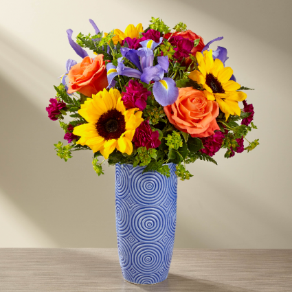 FTD Touch of Spring Bouquet Special Vase Arrangement