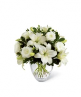 FTD White Elegance  Vase Arrangement 