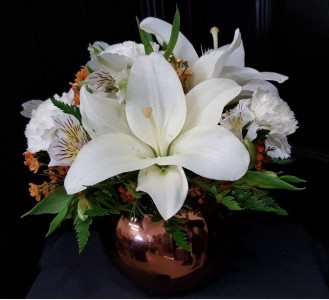 FTD15F7 Bronze Metallic Bowl Arrangement