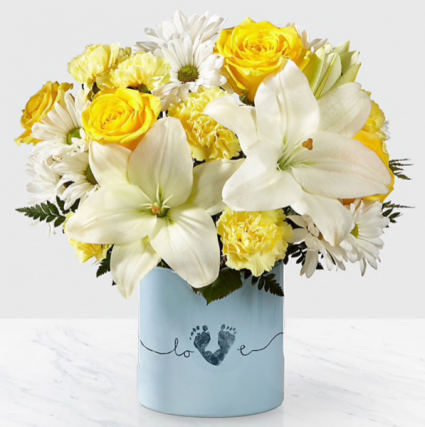 FTD’s Tiny Miracle New Baby Boy Bouquet Baby