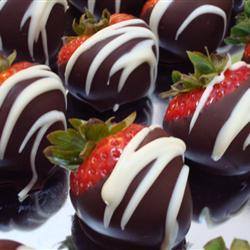 Fudge Dipped Strawberries- SPECIAL ORDER ONLY REQUIRES 24 HR. NOTICE- only available in Fremont County in Canon City, CO | TOUCH OF LOVE FLORIST AND WEDDINGS