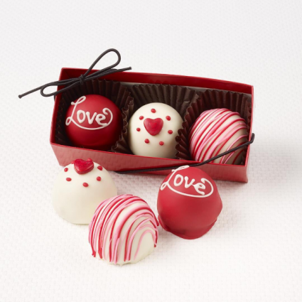 Fudge Love Truffles Valentines