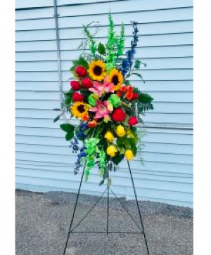 Full Color Spray Arrangement  