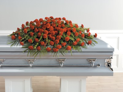Full Couch Casket Spray 25 21 Funeral Flowers In Turlock Ca