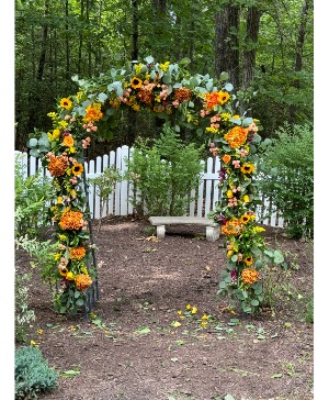Full Floral Wedding Arch Wedding Arch Florals
