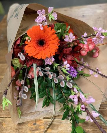 Full Of Color Hand Wrapped Bouquet