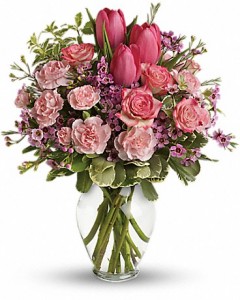 Full Of Love Bouquet Pink, red