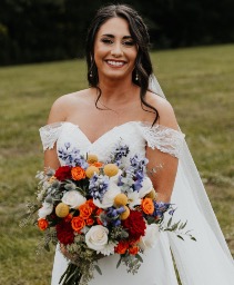 Fun and Colorful Bridal Bouquet 