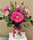 Fun with Fuchsia  Floral Arrangement