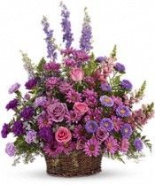 FA 15-Funeral arrangement of mixed flowers Also available in other colors